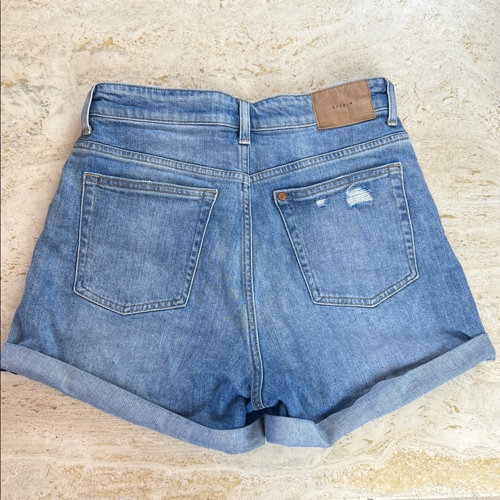 & DENIM high waist jean denim shorts women’s size 6 - Picture 10 of 11